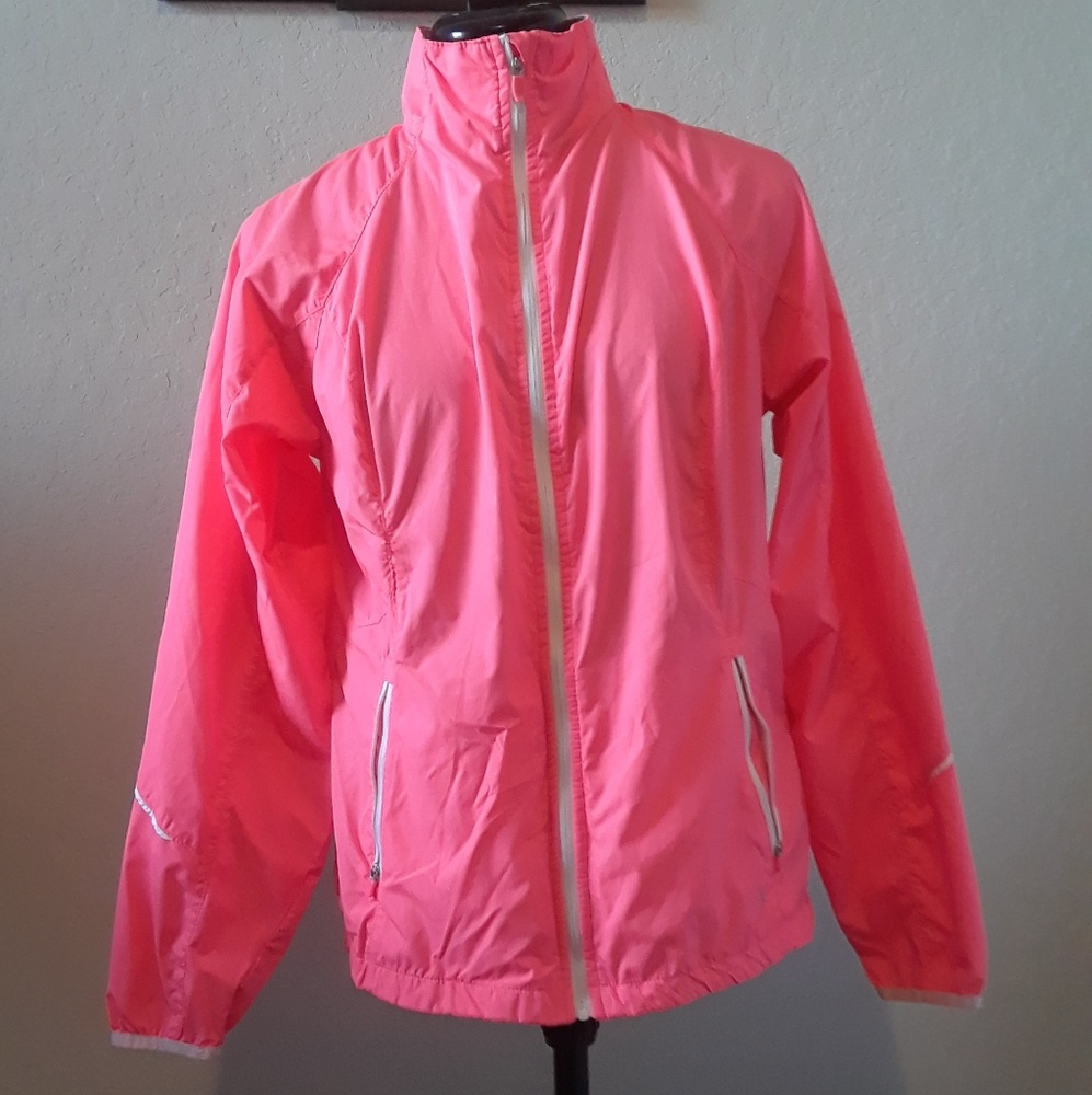 Pink Lightweight Windbreaker Jacket